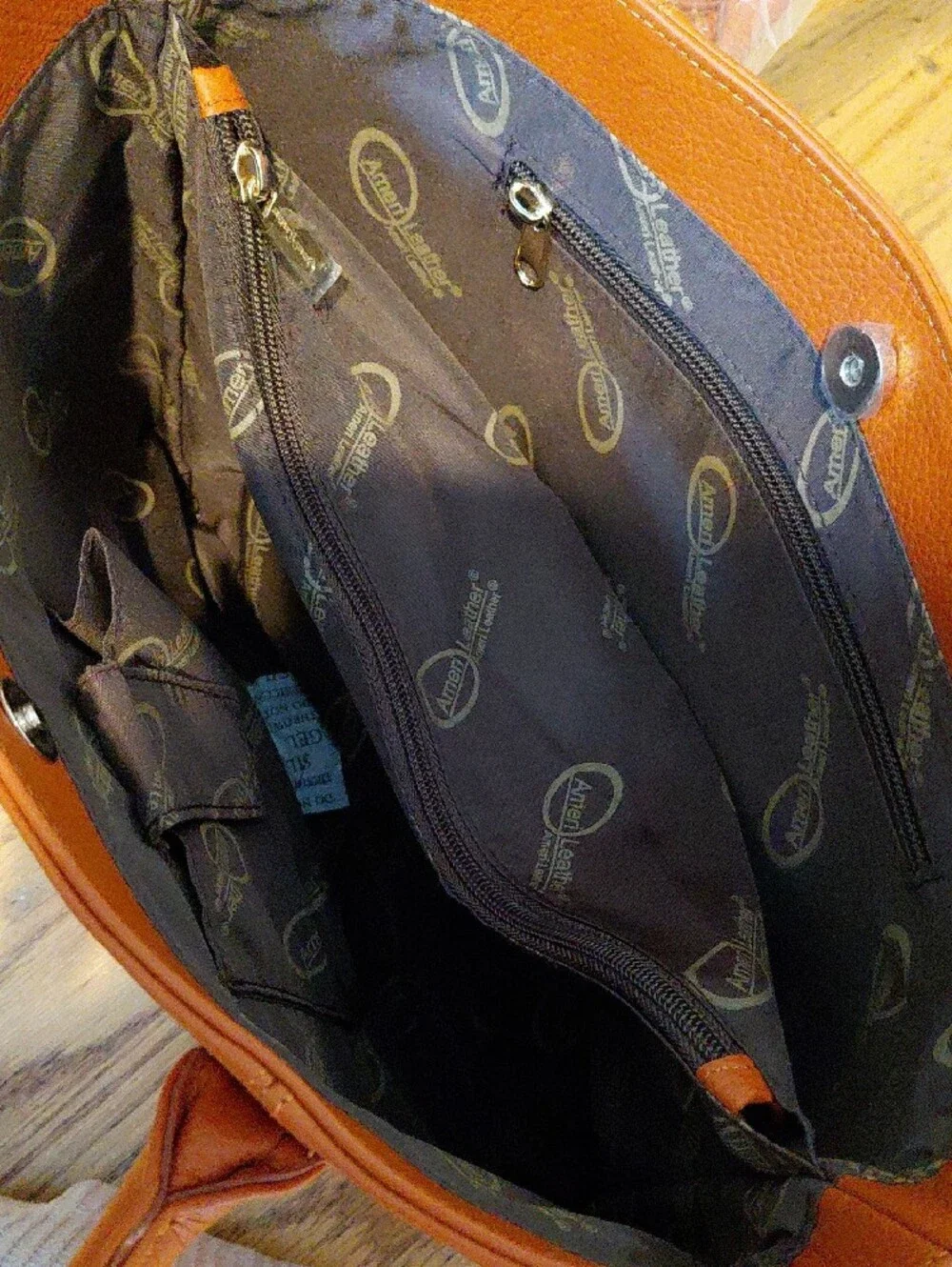 Leather Tote Bag - Classic Women's Handbag